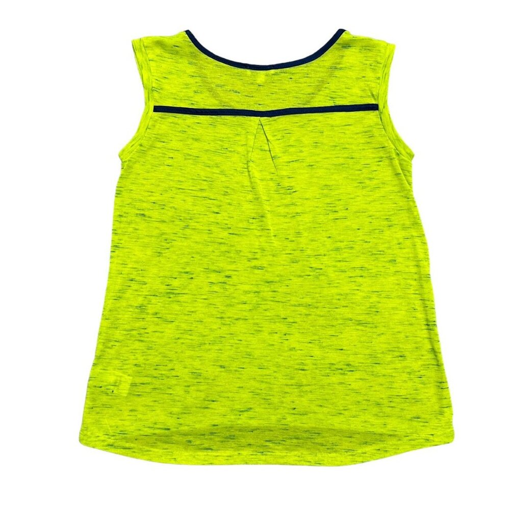 Splendid Sz 12 Neon Lime Burnout Tee Shirt - Picture 4 of 4